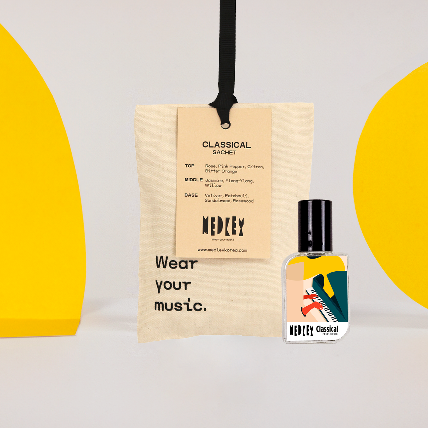 Set Huile Parfumée + sachet CLASSICAL